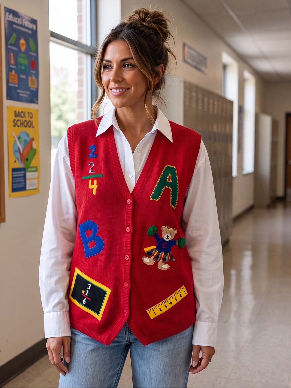 VINTAGE VICTORIA JONES Teacher Sweater Vest